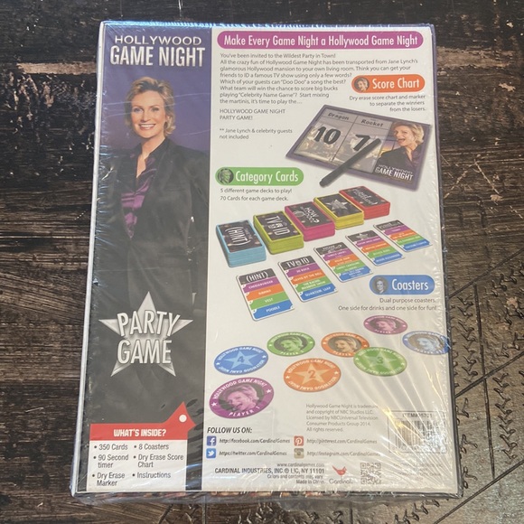 Hollywood Game Night Party Game NEW unopened - Picture 2 of 3